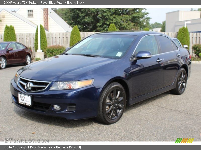 Royal Blue Pearl / Ebony Black 2006 Acura TSX Sedan