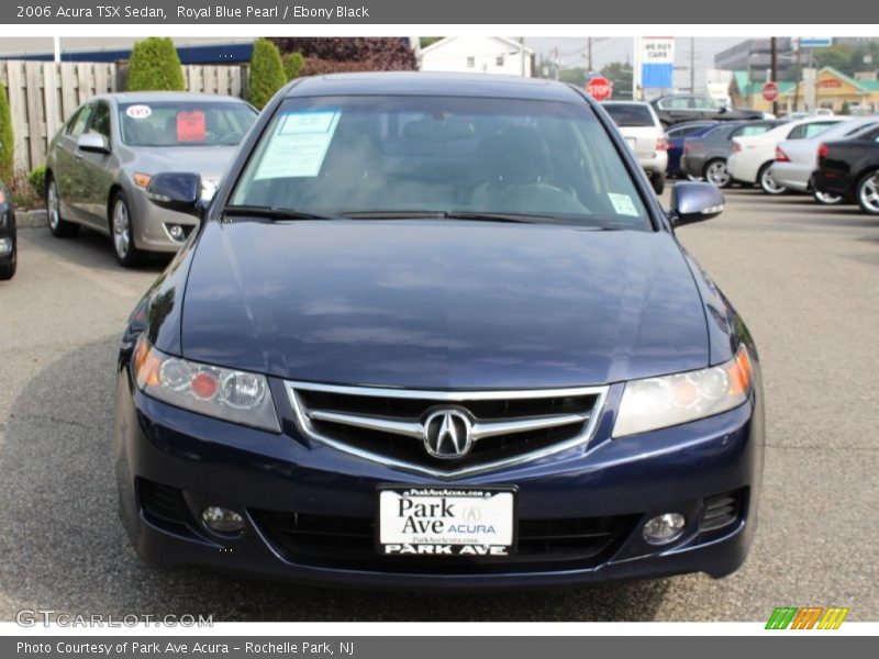 Royal Blue Pearl / Ebony Black 2006 Acura TSX Sedan
