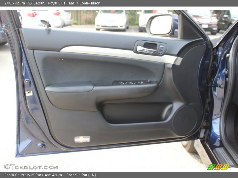 Royal Blue Pearl / Ebony Black 2006 Acura TSX Sedan