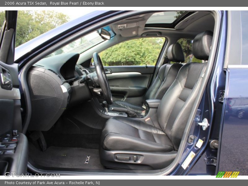 Royal Blue Pearl / Ebony Black 2006 Acura TSX Sedan