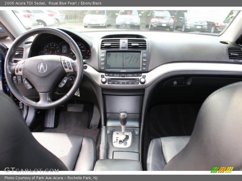 Royal Blue Pearl / Ebony Black 2006 Acura TSX Sedan