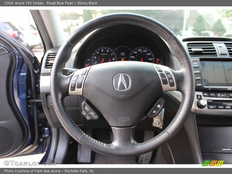 Royal Blue Pearl / Ebony Black 2006 Acura TSX Sedan
