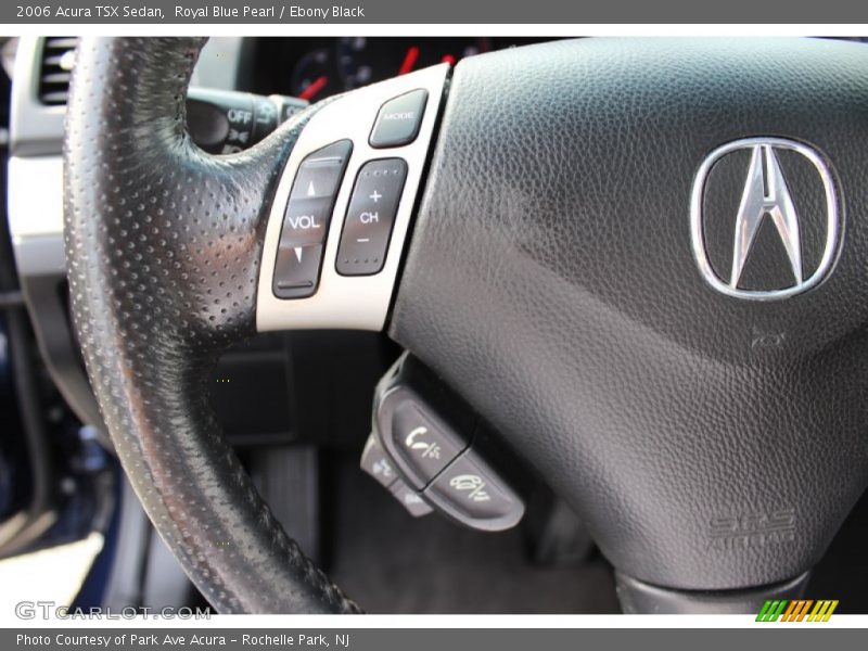 Royal Blue Pearl / Ebony Black 2006 Acura TSX Sedan