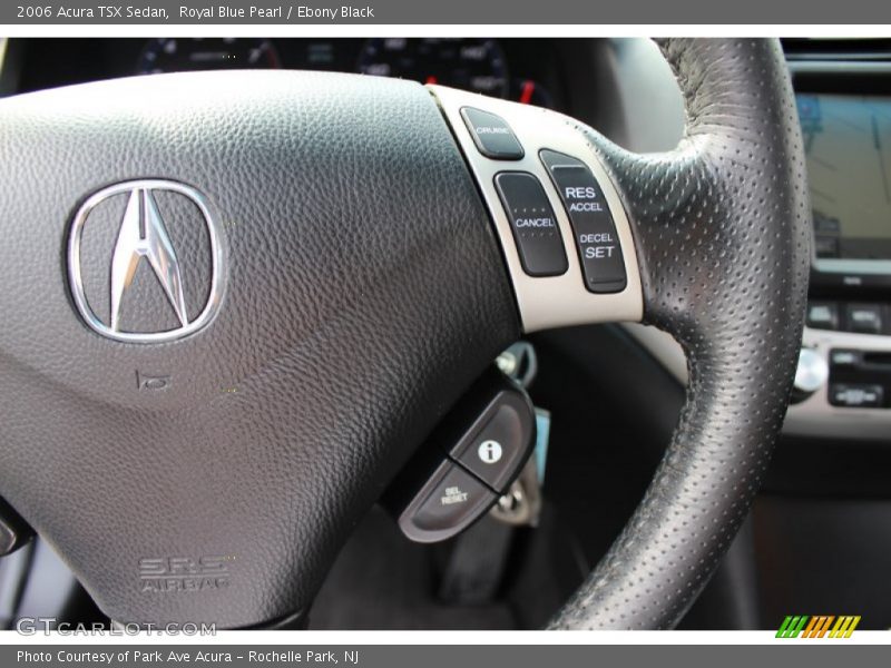 Royal Blue Pearl / Ebony Black 2006 Acura TSX Sedan