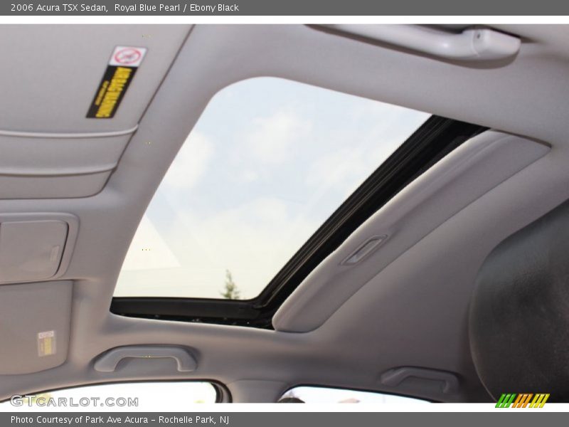Royal Blue Pearl / Ebony Black 2006 Acura TSX Sedan