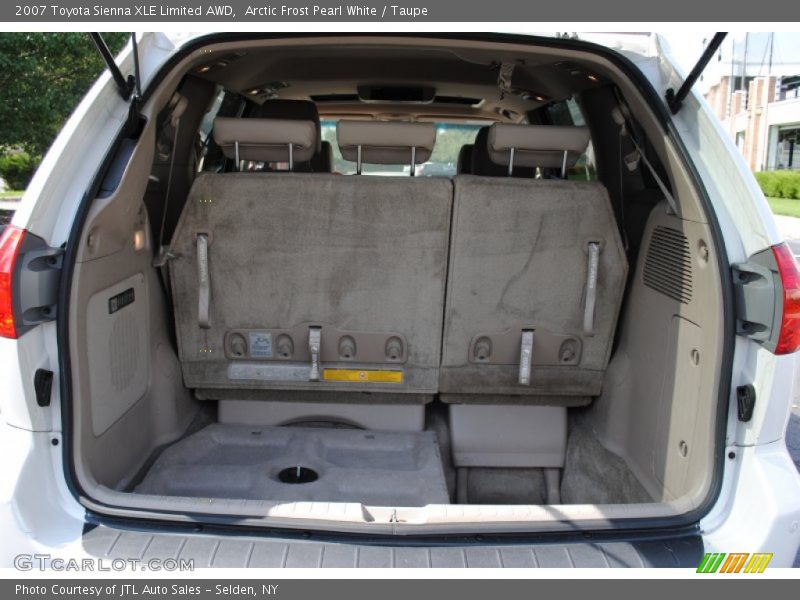 Arctic Frost Pearl White / Taupe 2007 Toyota Sienna XLE Limited AWD