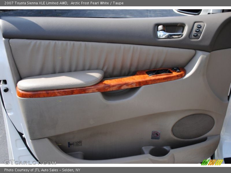 Arctic Frost Pearl White / Taupe 2007 Toyota Sienna XLE Limited AWD