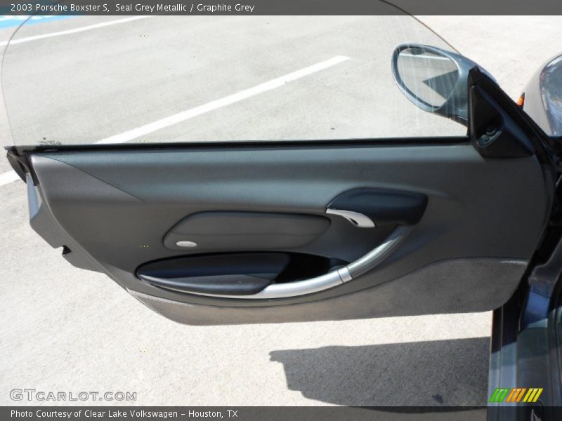 Seal Grey Metallic / Graphite Grey 2003 Porsche Boxster S