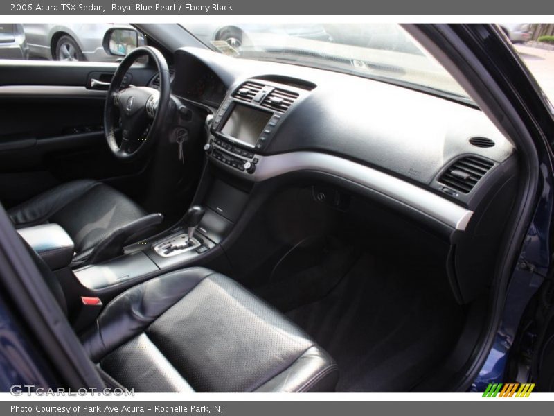 Royal Blue Pearl / Ebony Black 2006 Acura TSX Sedan