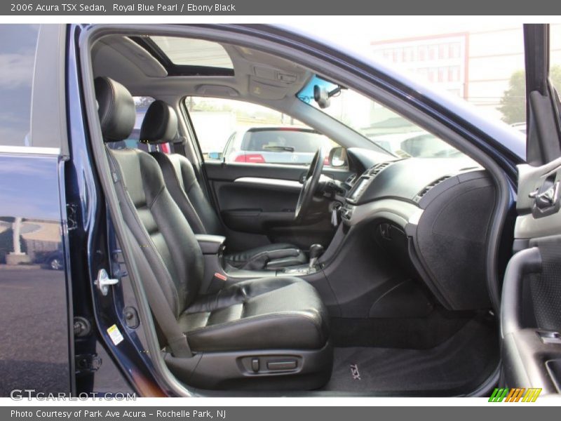 Royal Blue Pearl / Ebony Black 2006 Acura TSX Sedan