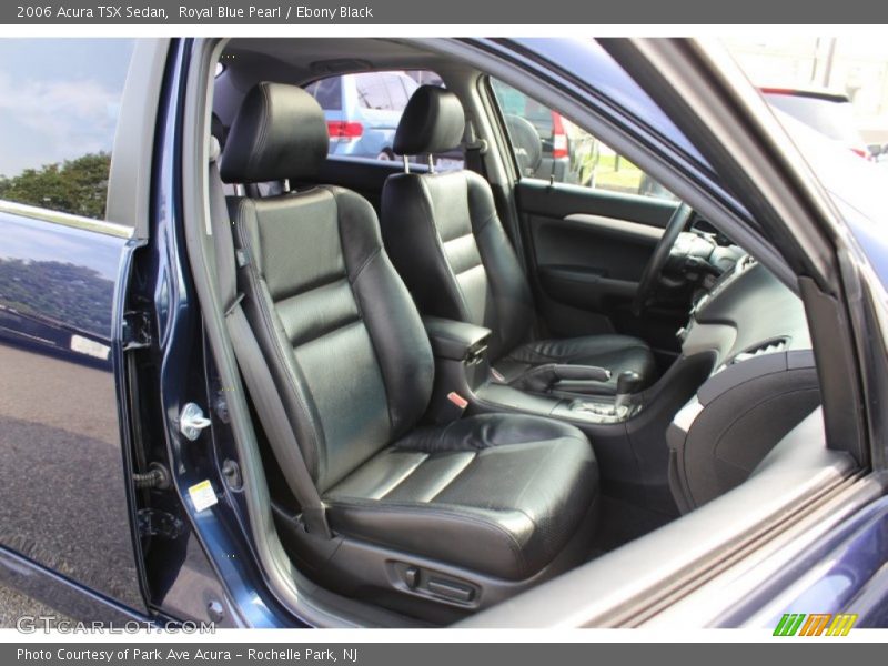 Royal Blue Pearl / Ebony Black 2006 Acura TSX Sedan