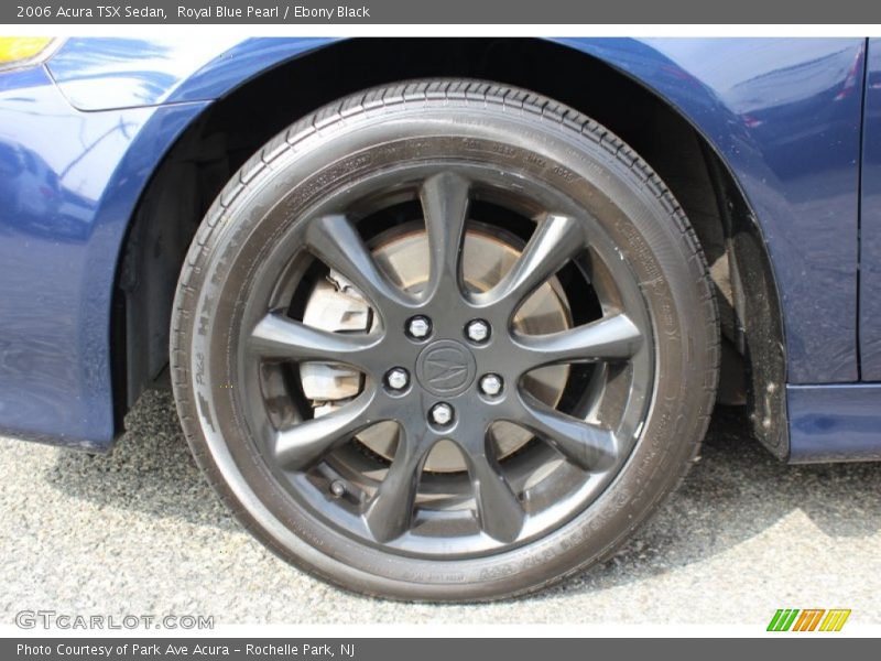 Royal Blue Pearl / Ebony Black 2006 Acura TSX Sedan