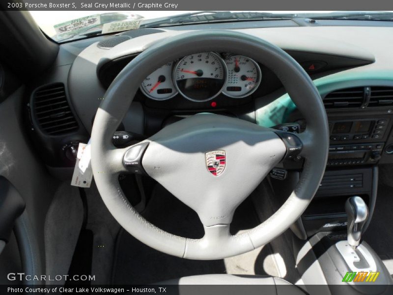 Seal Grey Metallic / Graphite Grey 2003 Porsche Boxster S