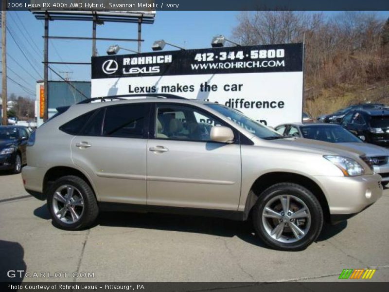 Savannah Metallic / Ivory 2006 Lexus RX 400h AWD Hybrid