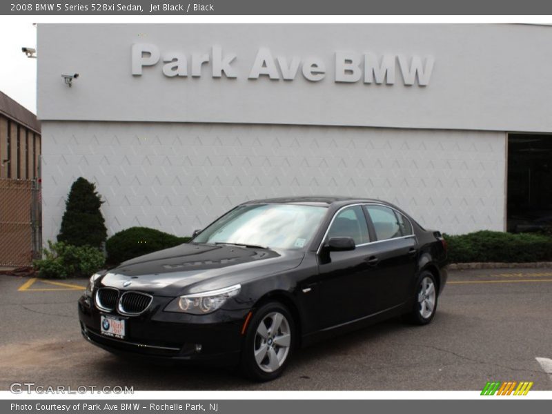 Jet Black / Black 2008 BMW 5 Series 528xi Sedan