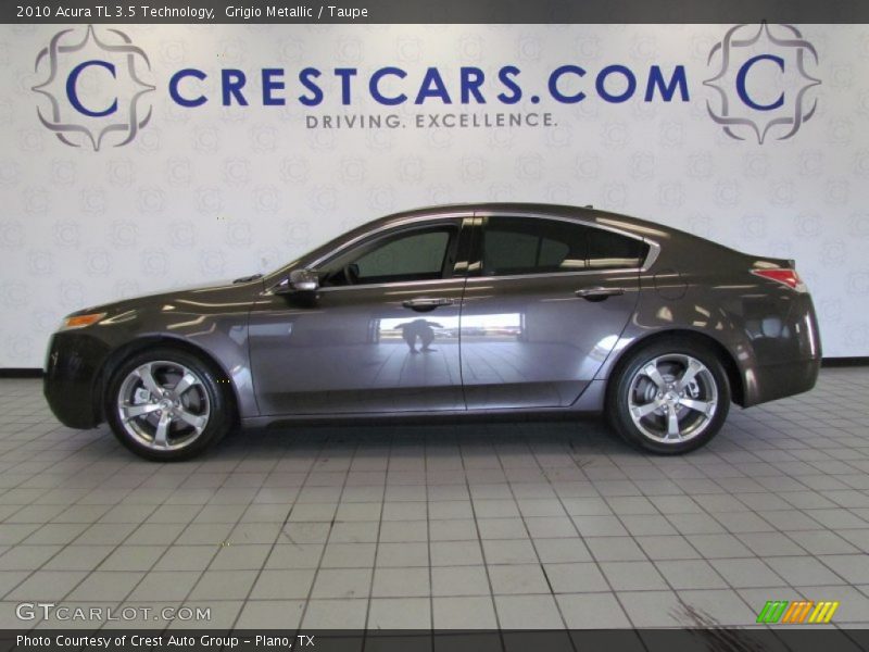 Grigio Metallic / Taupe 2010 Acura TL 3.5 Technology