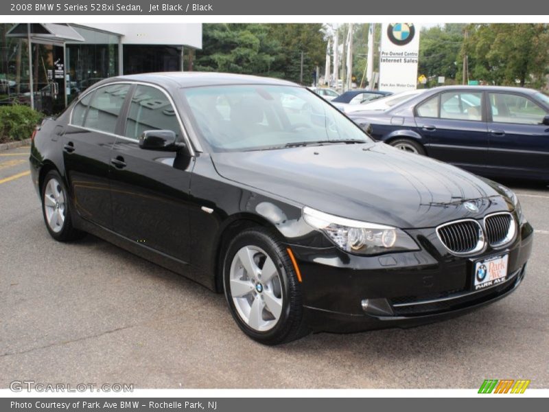 Jet Black / Black 2008 BMW 5 Series 528xi Sedan