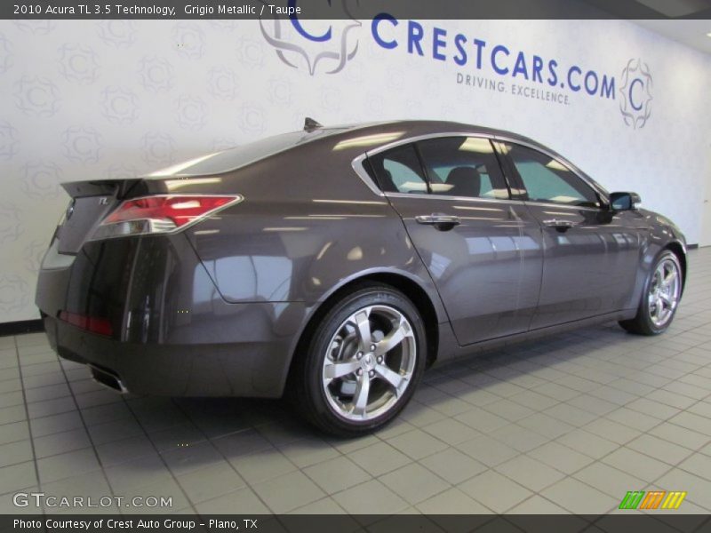 Grigio Metallic / Taupe 2010 Acura TL 3.5 Technology