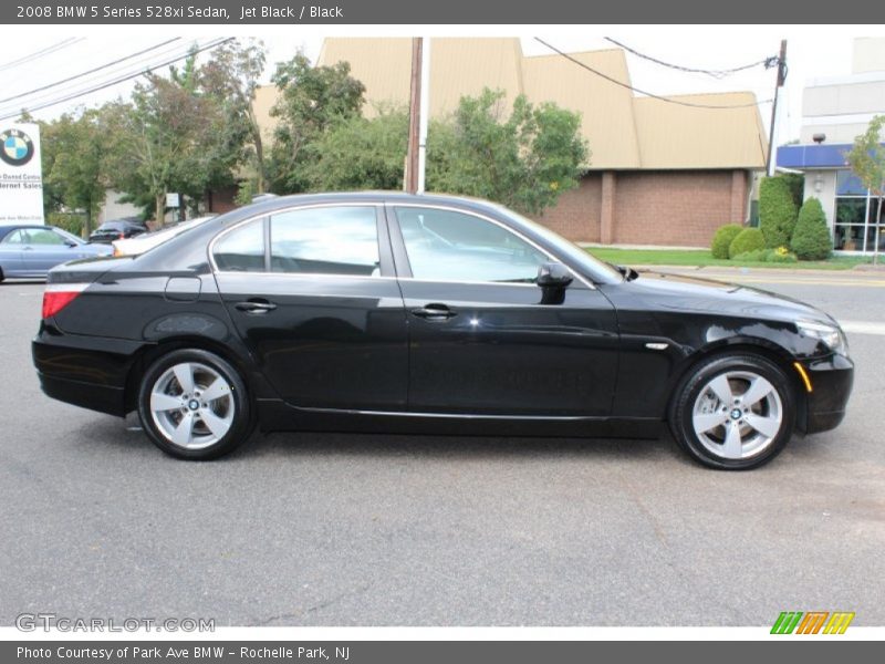 Jet Black / Black 2008 BMW 5 Series 528xi Sedan