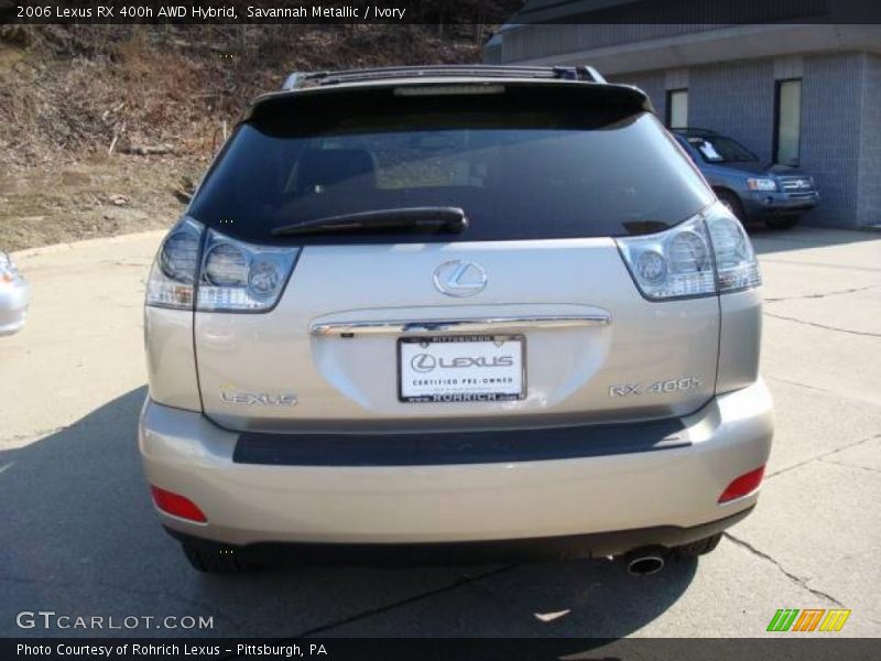 Savannah Metallic / Ivory 2006 Lexus RX 400h AWD Hybrid