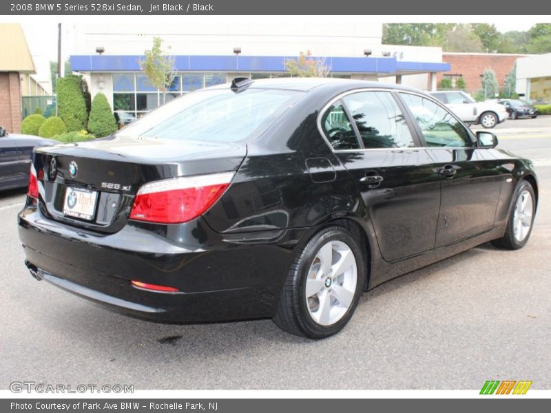 Jet Black / Black 2008 BMW 5 Series 528xi Sedan