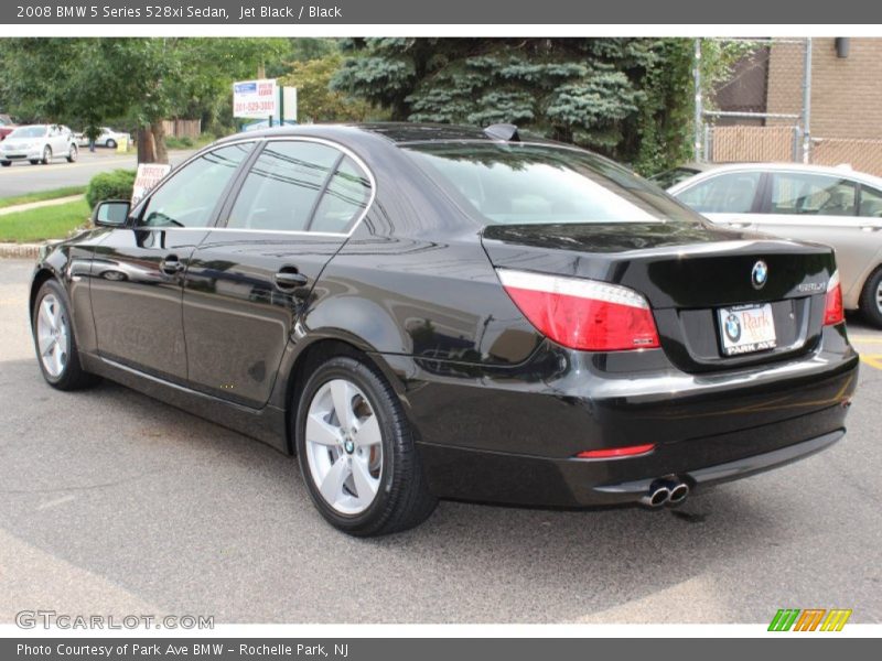 Jet Black / Black 2008 BMW 5 Series 528xi Sedan