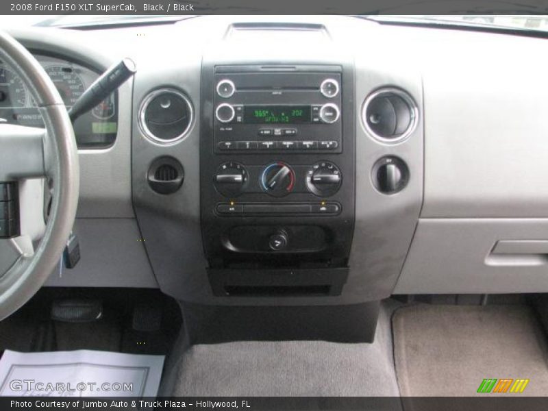 Black / Black 2008 Ford F150 XLT SuperCab