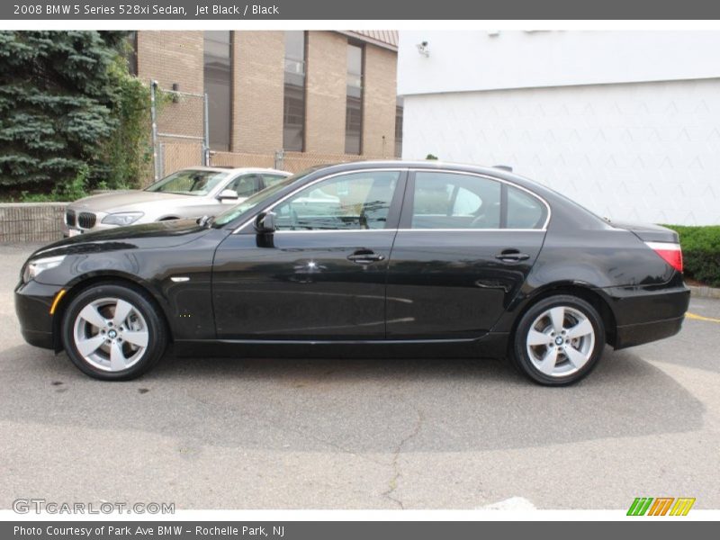 Jet Black / Black 2008 BMW 5 Series 528xi Sedan