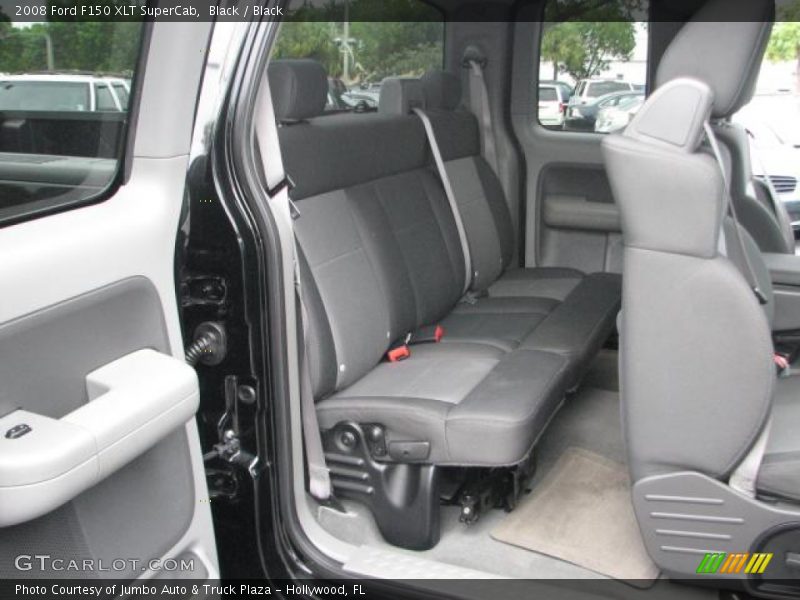 Black / Black 2008 Ford F150 XLT SuperCab