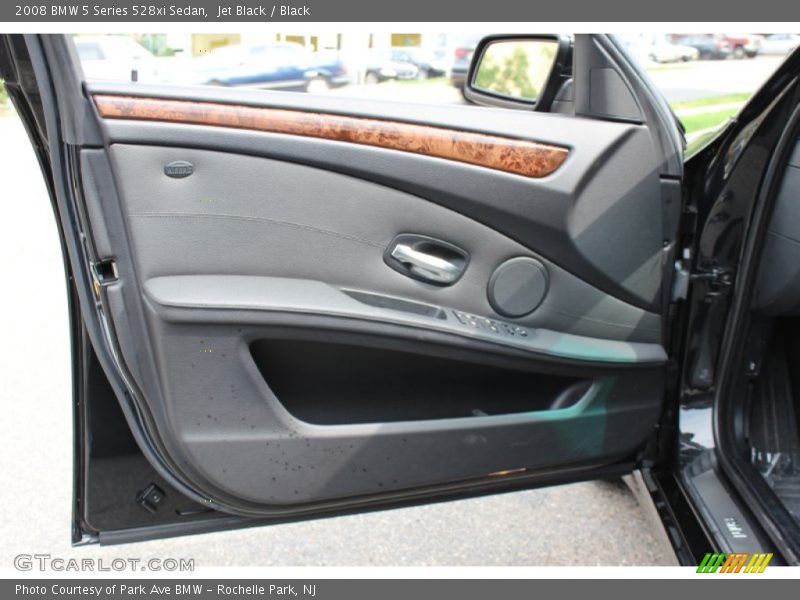Jet Black / Black 2008 BMW 5 Series 528xi Sedan