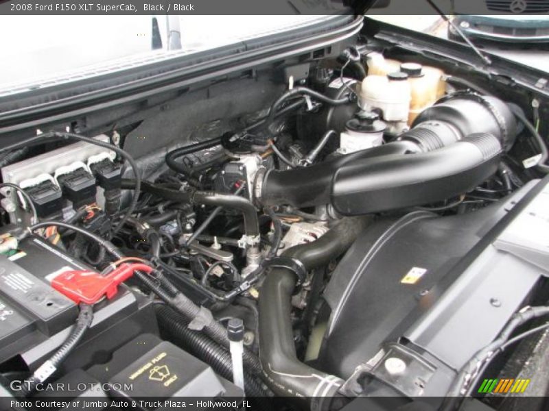 Black / Black 2008 Ford F150 XLT SuperCab