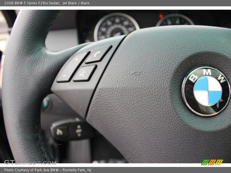Jet Black / Black 2008 BMW 5 Series 528xi Sedan