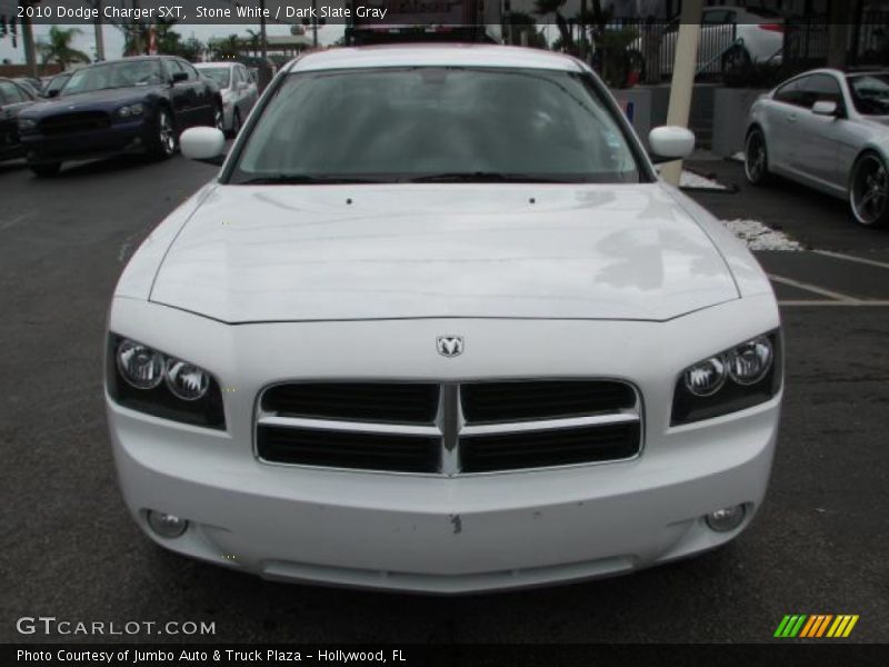 Stone White / Dark Slate Gray 2010 Dodge Charger SXT