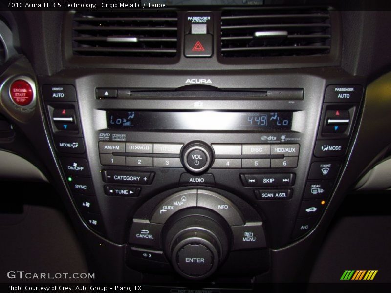 Grigio Metallic / Taupe 2010 Acura TL 3.5 Technology