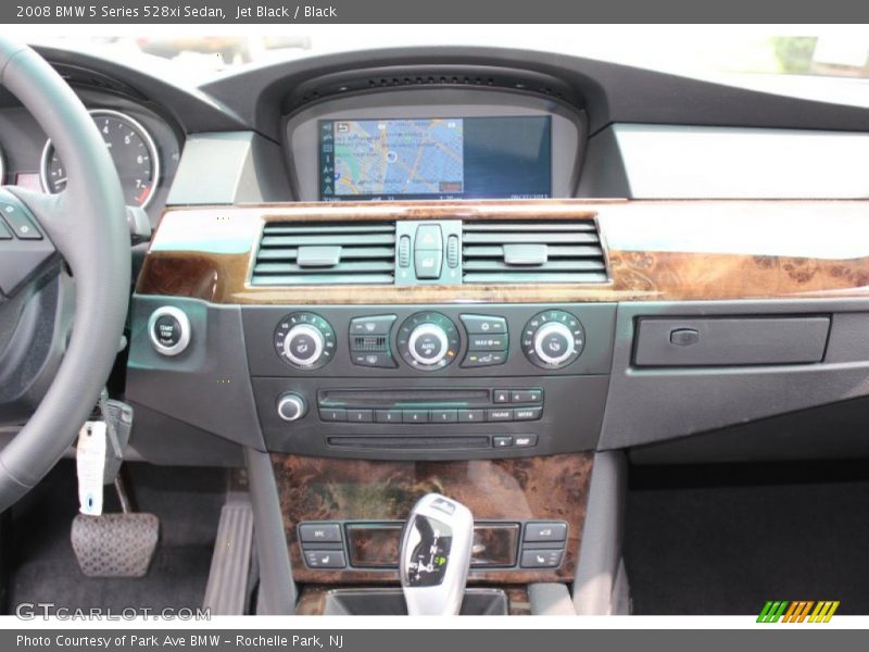 Jet Black / Black 2008 BMW 5 Series 528xi Sedan