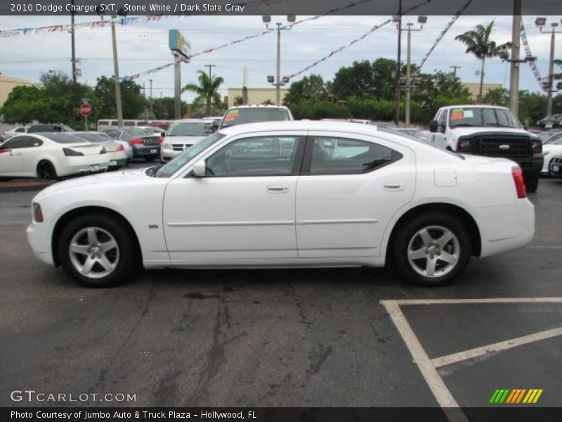 Stone White / Dark Slate Gray 2010 Dodge Charger SXT