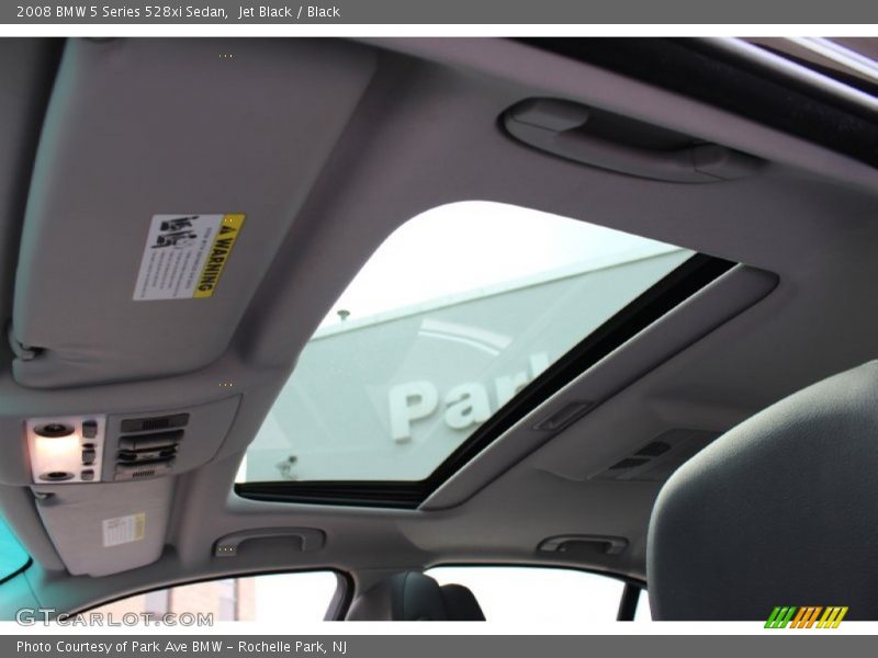 Jet Black / Black 2008 BMW 5 Series 528xi Sedan