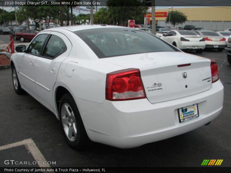 Stone White / Dark Slate Gray 2010 Dodge Charger SXT