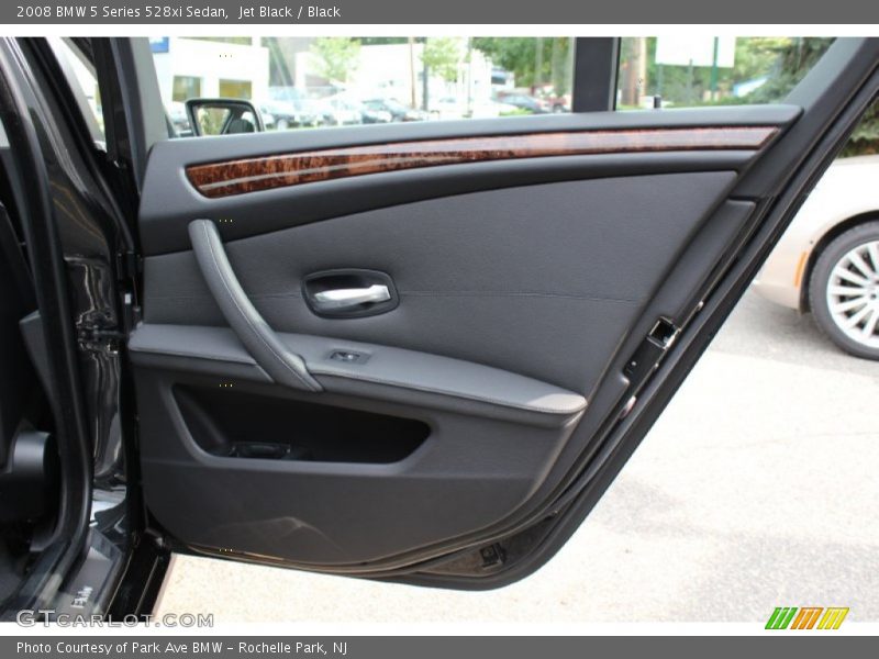Jet Black / Black 2008 BMW 5 Series 528xi Sedan