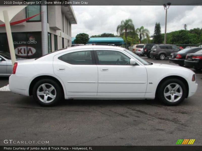 Stone White / Dark Slate Gray 2010 Dodge Charger SXT