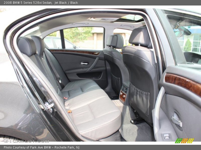 Jet Black / Black 2008 BMW 5 Series 528xi Sedan