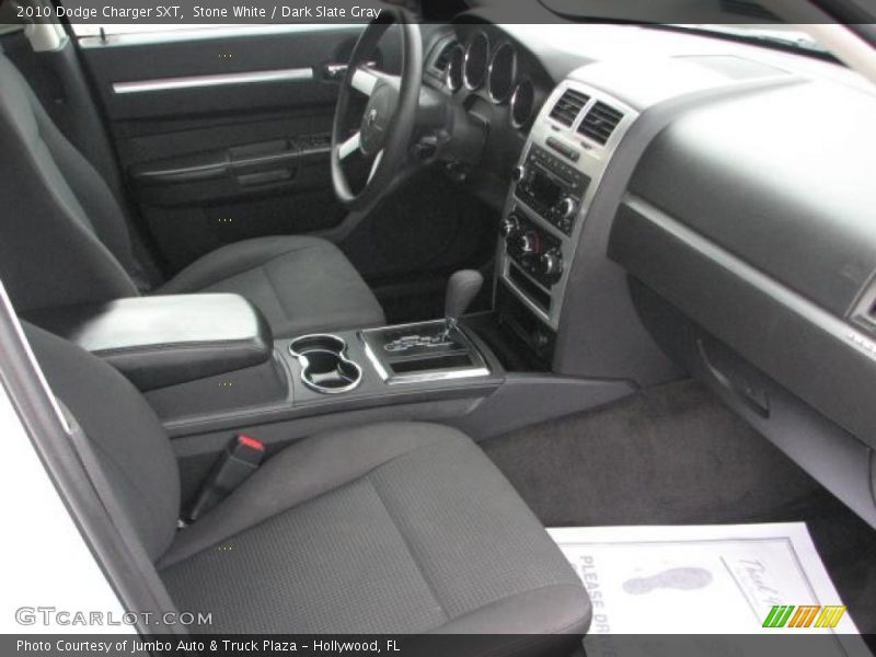 Stone White / Dark Slate Gray 2010 Dodge Charger SXT
