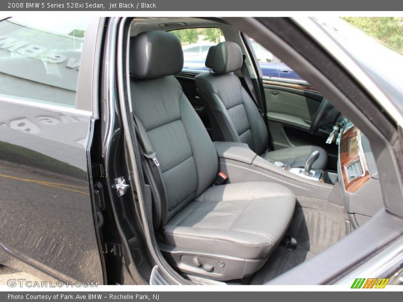 Jet Black / Black 2008 BMW 5 Series 528xi Sedan