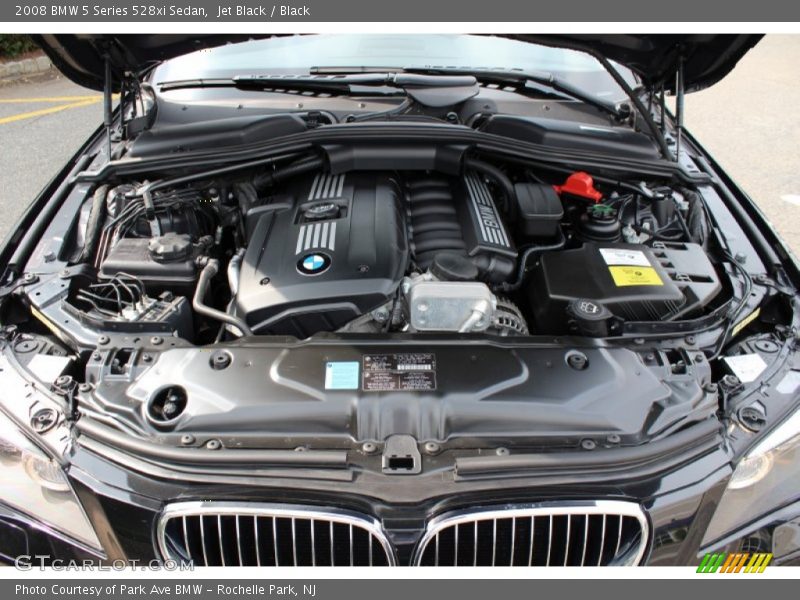 Jet Black / Black 2008 BMW 5 Series 528xi Sedan