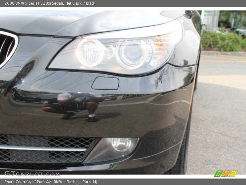 Jet Black / Black 2008 BMW 5 Series 528xi Sedan