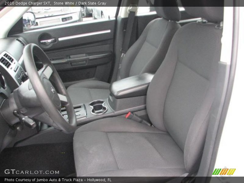 Stone White / Dark Slate Gray 2010 Dodge Charger SXT