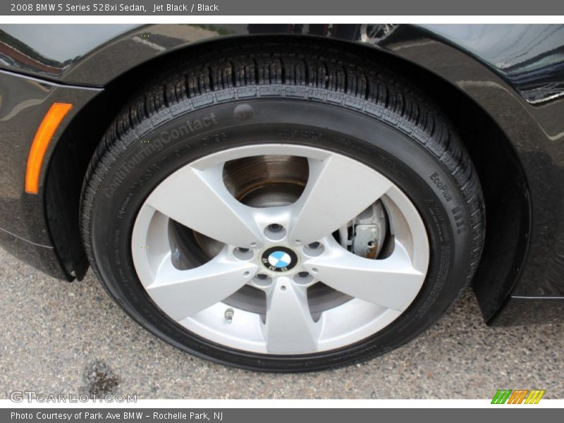 Jet Black / Black 2008 BMW 5 Series 528xi Sedan