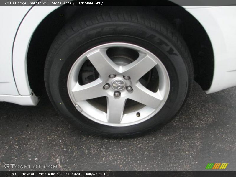 Stone White / Dark Slate Gray 2010 Dodge Charger SXT