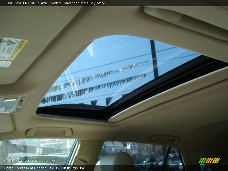 Savannah Metallic / Ivory 2006 Lexus RX 400h AWD Hybrid