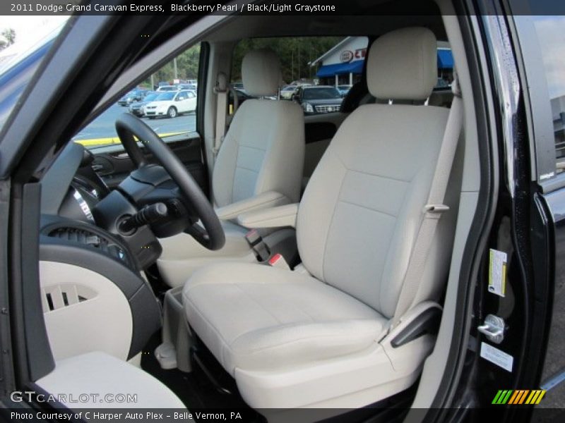 Blackberry Pearl / Black/Light Graystone 2011 Dodge Grand Caravan Express